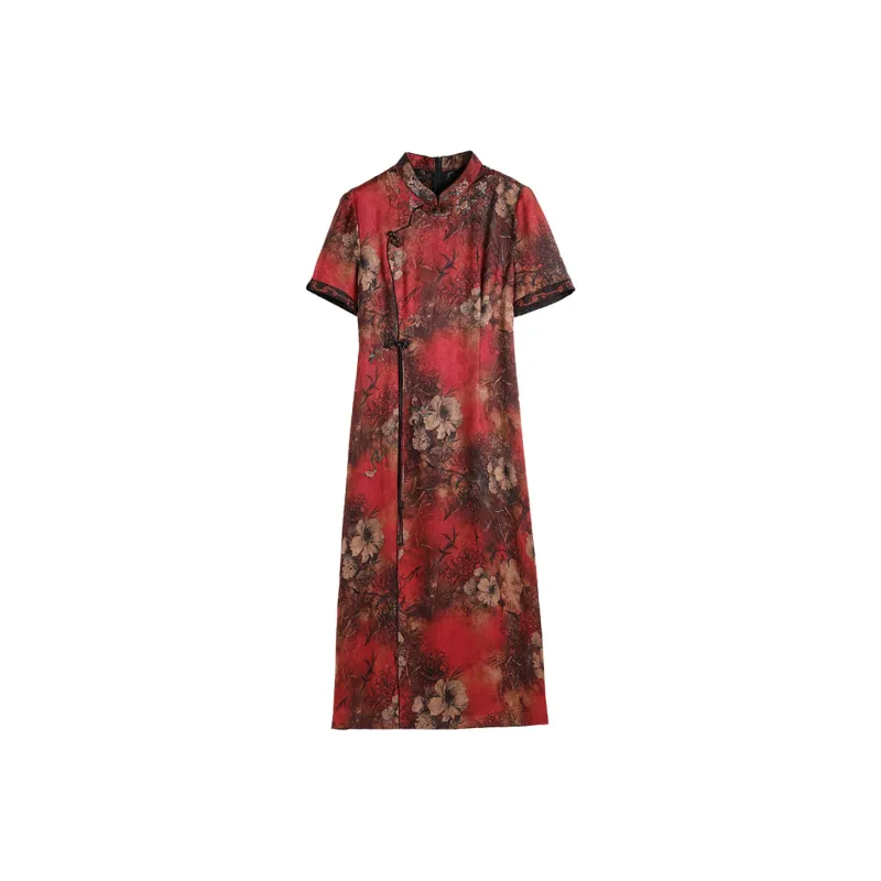 Hang Yi Court Short Sleeved Dress Women's Image Color-0