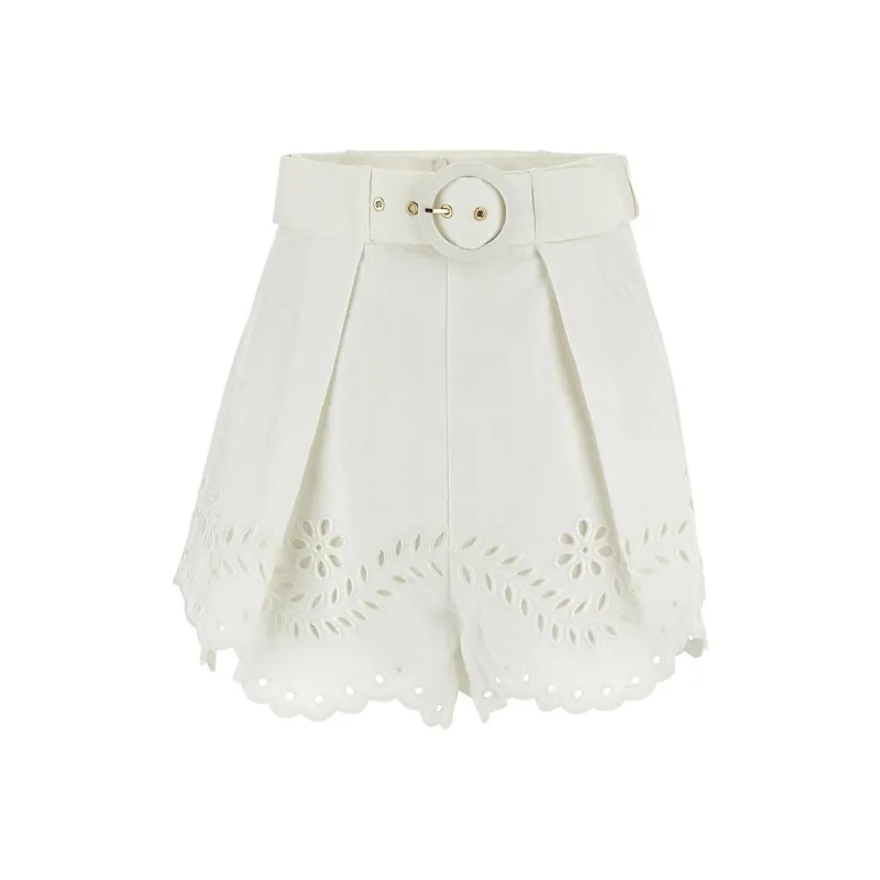 Zimmermann Casual Shorts Women's White-0