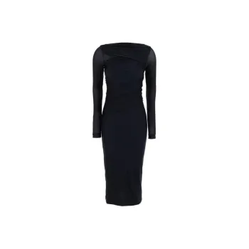 PINKO Beggin Slim Fit Calf Length Jersey Dress