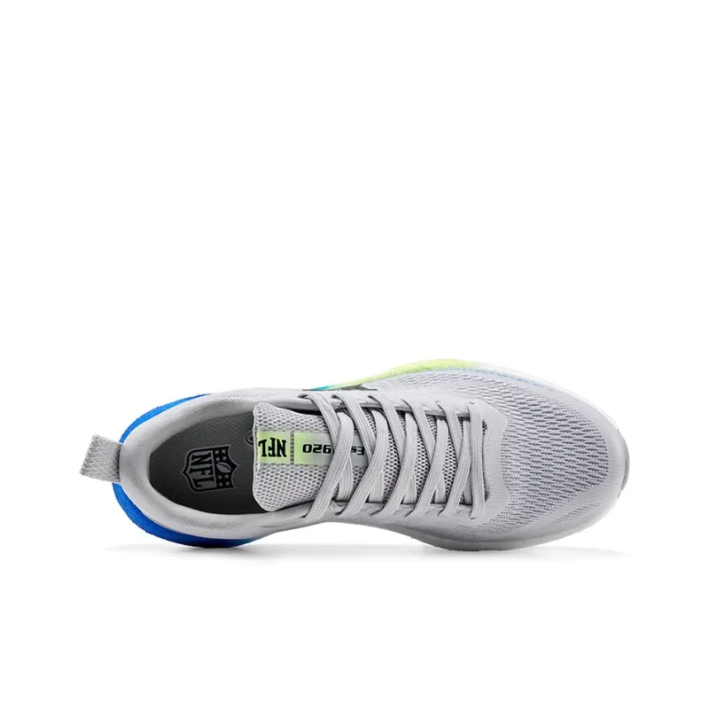 NFL Low Top Physical Fitness Test, Physical Exam, Sprint Racing Training, Long Distance Running Shoes Unisex Light Gray-3