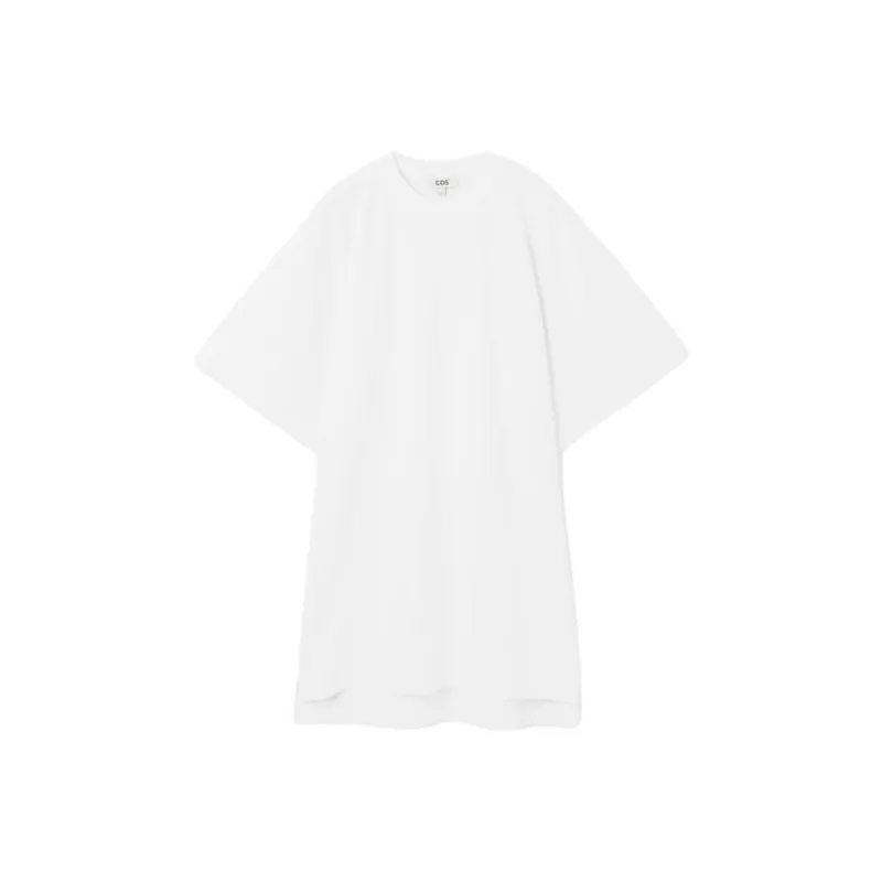 COS Short Sleeved Dresses Women's White-0