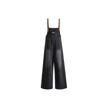 ZXZA Overalls Women's Pine Ink Black