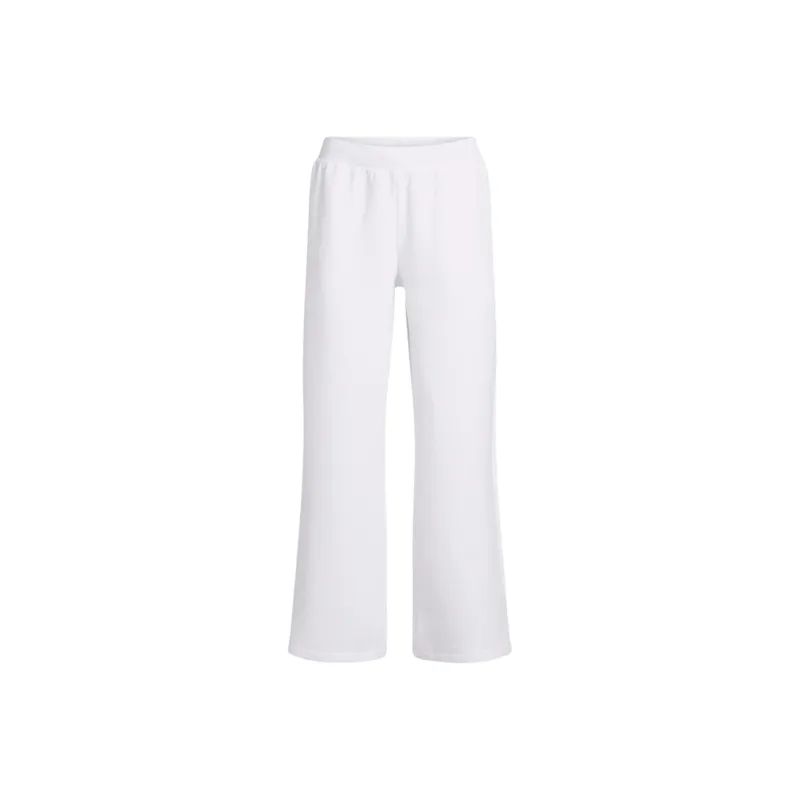 Under Armour Unstoppable Fleece Wide Leg Pants Knitted Sports Pants Women's White-0