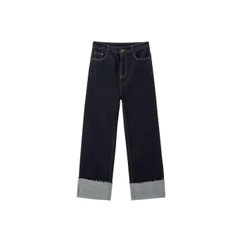 LEDIN Jeans Women's Dark Denim Blue