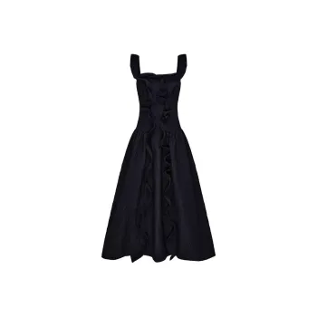 RACHEL GILBERT Sana Ruffle-detail Dress