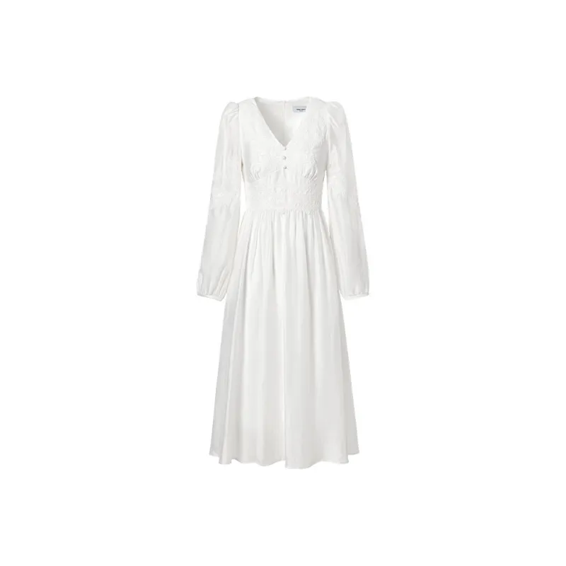 TAMMY TANGS Long-Sleeved Dresses Women's White-0