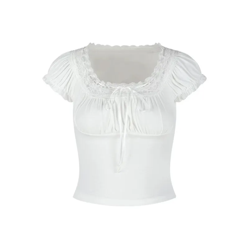 MTHE Puff Sleeve T Shirt Women's-0
