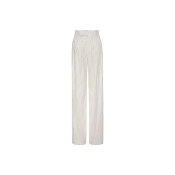 FRAME SS24 Suit Trouser Women's Beige Stripes