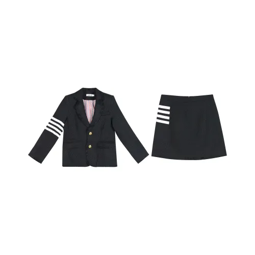 Leather Cat Two Piece Skirt Sets Women's