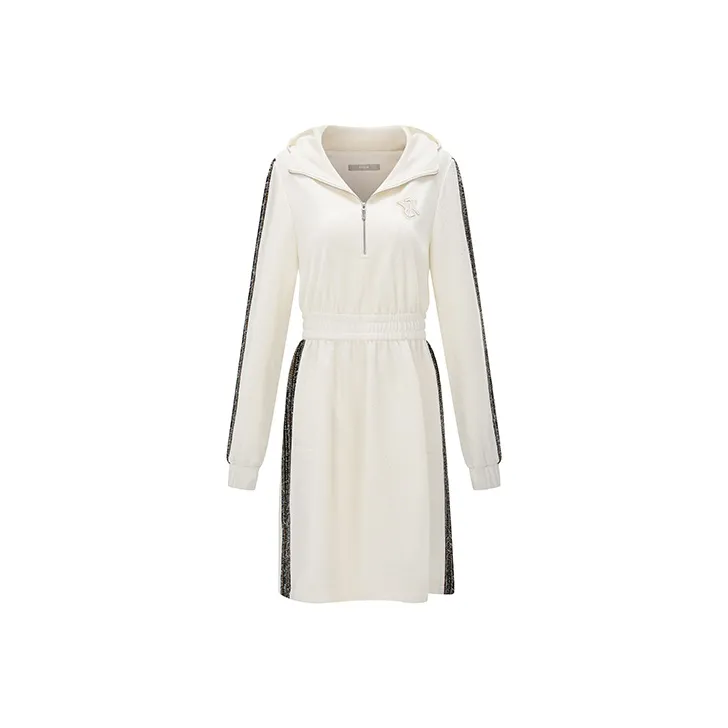 RARE Long Sleeved Dresses Women's White-0
