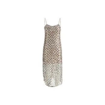 Forte Forte Cut out Sequin Maxi Dress