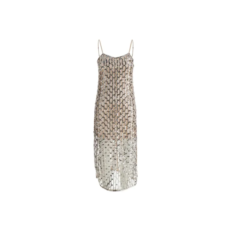 Forte Forte Cut out Sequin Maxi Dress-0