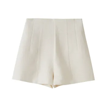 SHUIYUNJIAN Casual Shorts Women's Beige Apricot