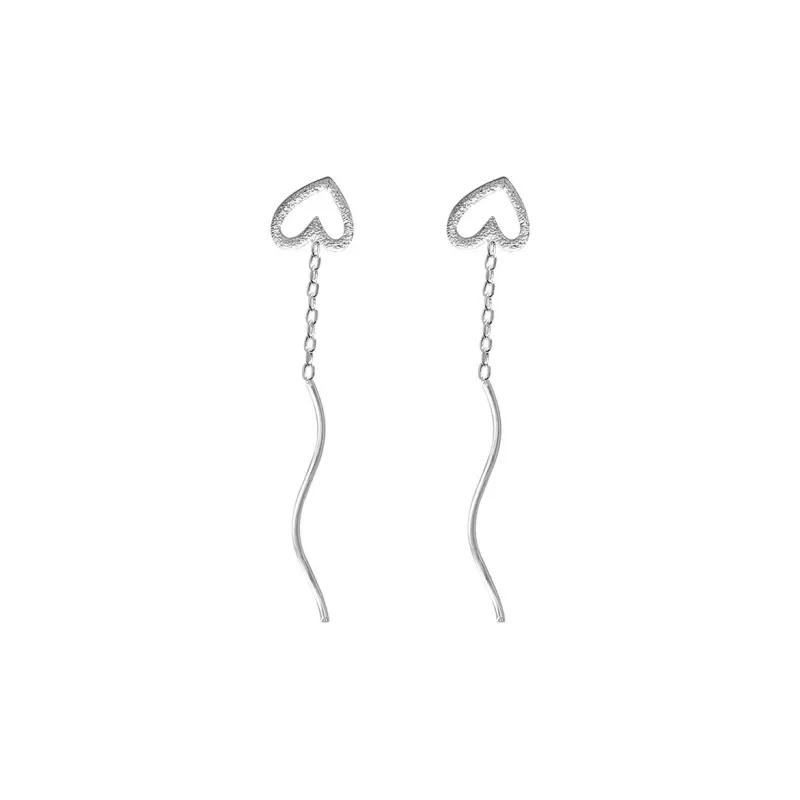CENTURY&KINDLE 999 Fine Silver Drop Earrings Women's-0