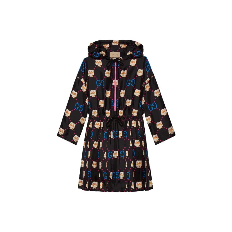 GUCCI Long-Sleeved Dresses Women's Black-0