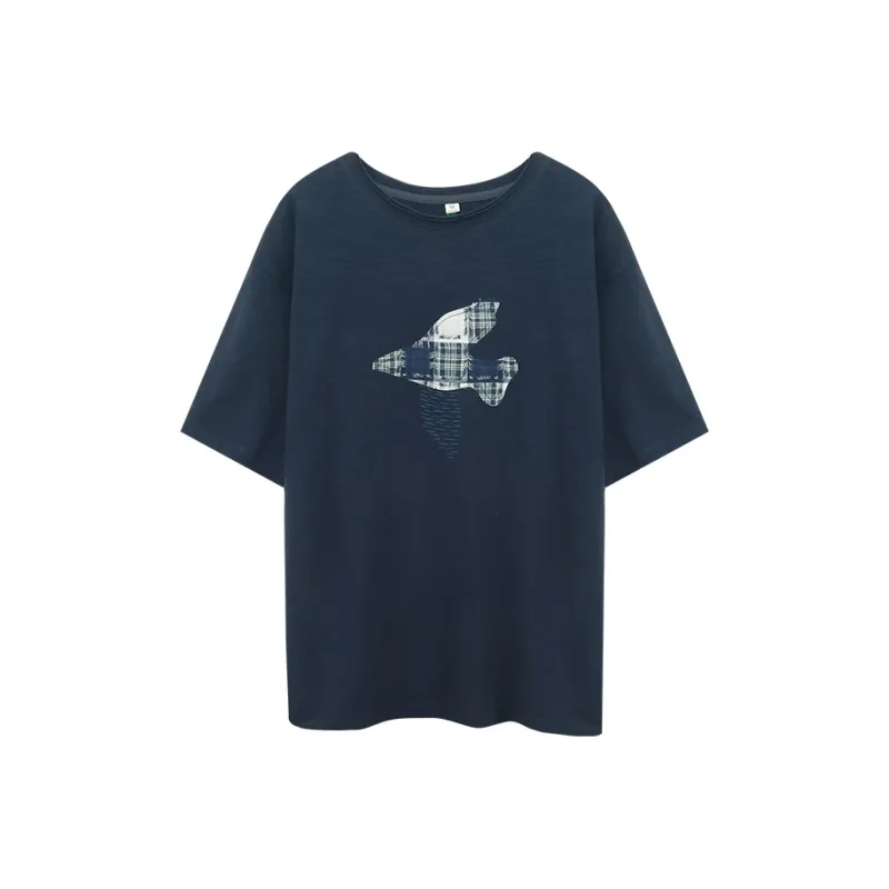 HOT HORSE Drop Shoulder Sleeve T Shirt Women's-0