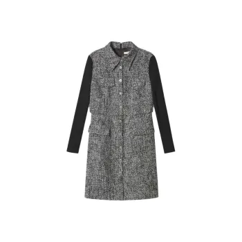 PSALTER Long Sleeved Dress Women's Silver