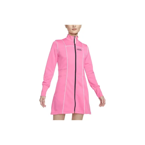 Nike Long-Sleeved Dresses Women's Pink