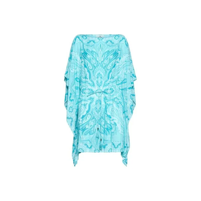 ETRO Paisley Sunburst Mini Dress-0