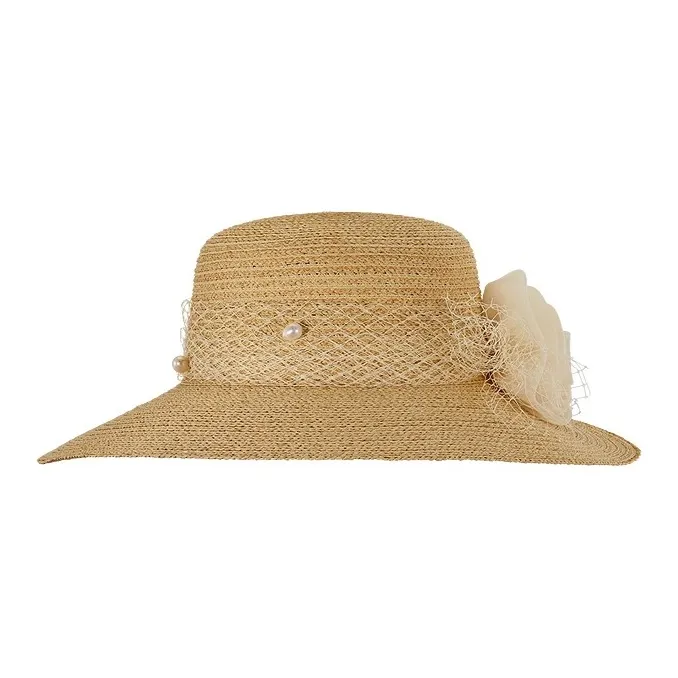 RiotLILY Raffia Straw Hat Women's-0