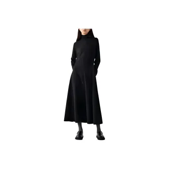 UNIQLO Long-Sleeved Dresses Women's Black
