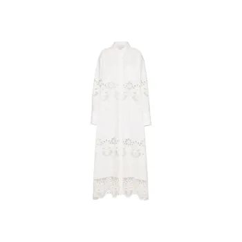 Valentino Long-Sleeved Dresses Women's White