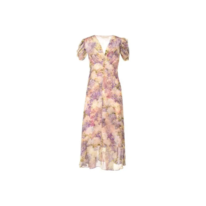 Zimmermann Short-Sleeved Dresses Women's Pink-0
