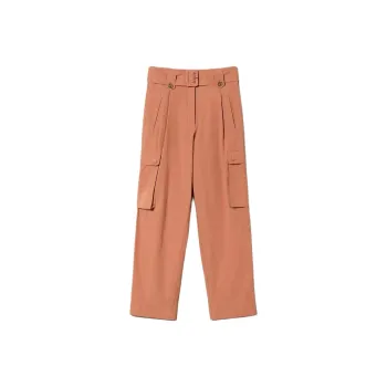 TWINSET MILANO Cargo Pants Women's Orange