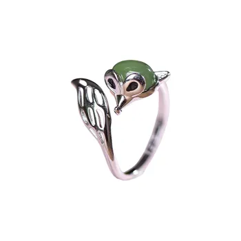Jade Ink Love Hetian Jade Rings Jasper Unisex