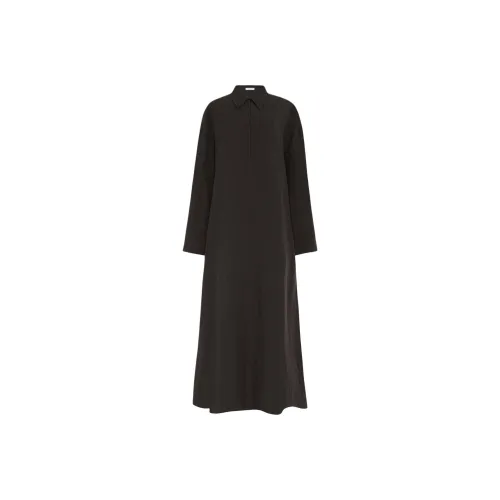 THE ROW Long Sleeved Dresses Women's Warm Dark Umber