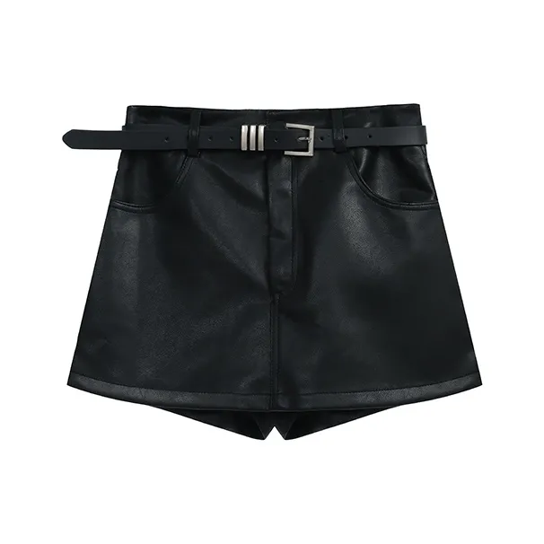 HUASJ Casual Shorts Women's Black-0