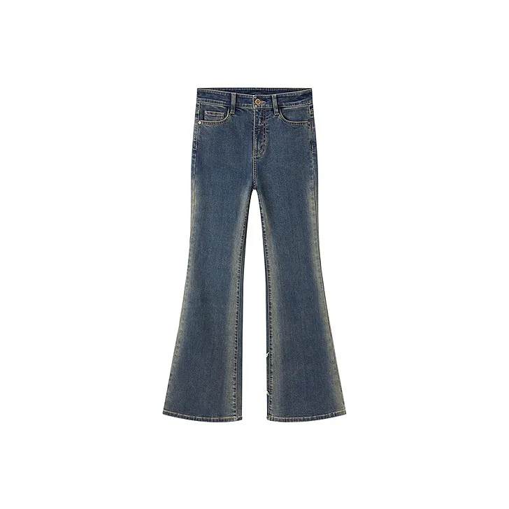 LEDIN Jeans Women's Dark Denim Blue-0