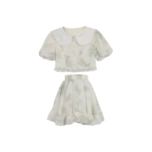 SNBL Two Piece Skirt Sets Women's Clothing Sets Top+Skirt