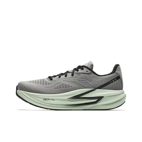 Anta Anti Slip Wear black Low Top Casual Running Shoes Men's Gray