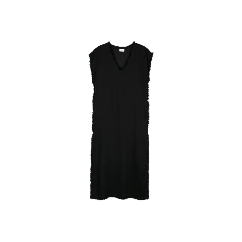 PAROSH SS24 Sleeveless Dress Women's Black-0