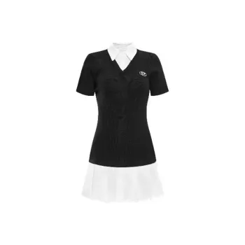 Qiuerle Short Sleeved Dress Women's