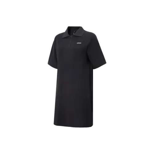 Adidas Short Sleeved Dress Women's Black