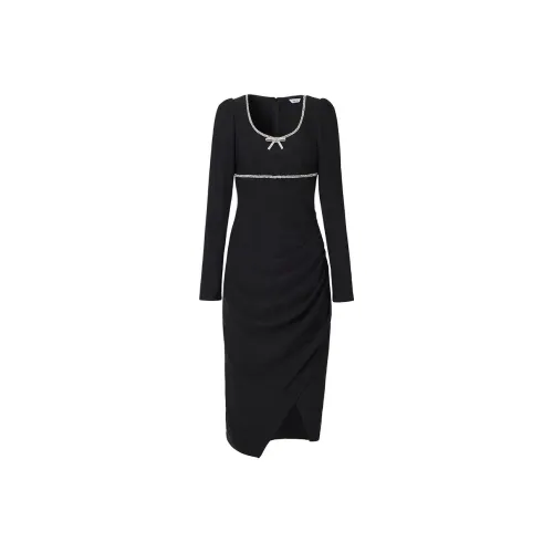 TAMMY TANGS Long Sleeved Dresses Women's Black