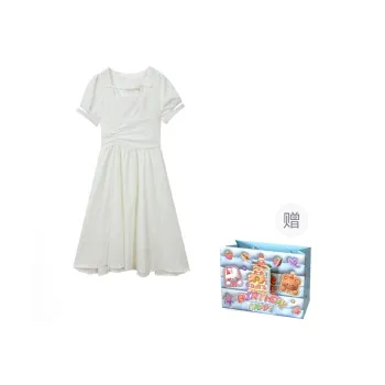TWOPLUMGIRLS Short Sleeved Dress Women's White