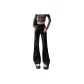 Black Gray Pants