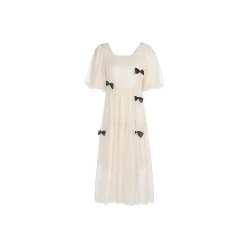 COVT Short Sleeved Dresses Women's Apricot