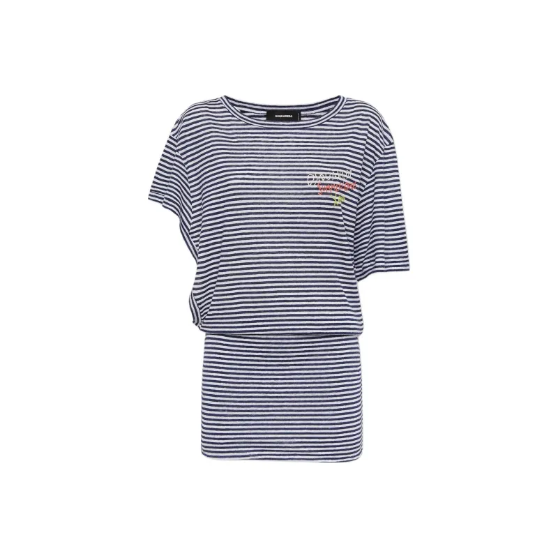 DSQUARED 2 Linen Mini Dress-0