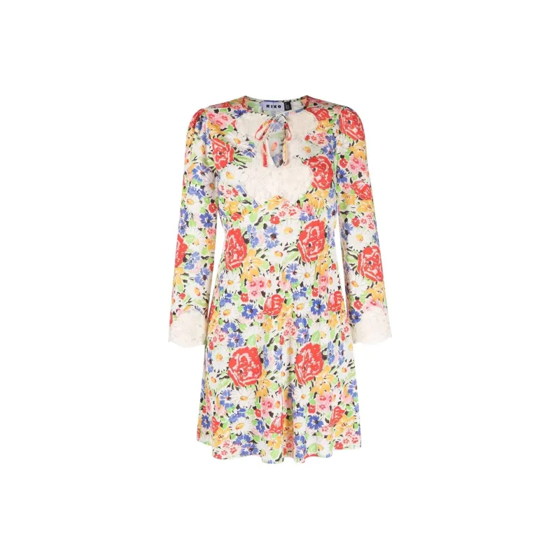 Rixo Long-Sleeved Dresses Women's Multicolor-0