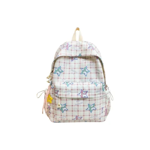 AIBAG Nylon Backpack Women's Pink/Purple/Green/Blue/Black