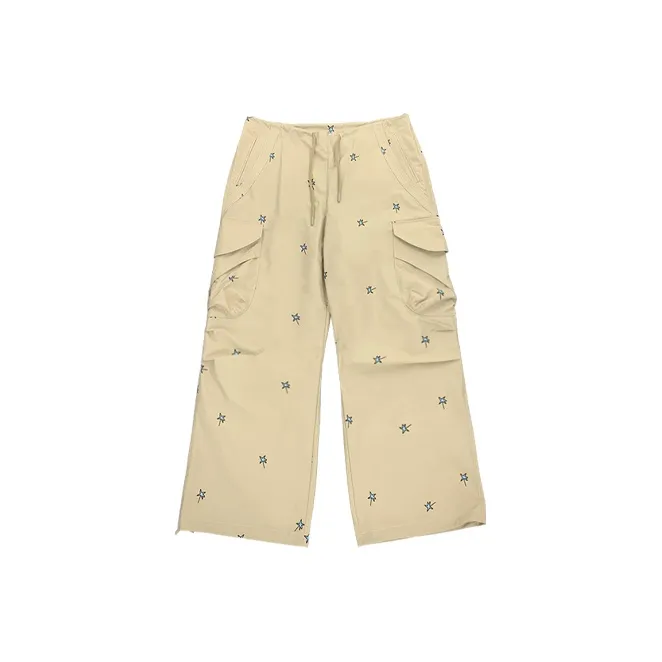 MeiHaoStore Cargo Pants Women's Khaki-0