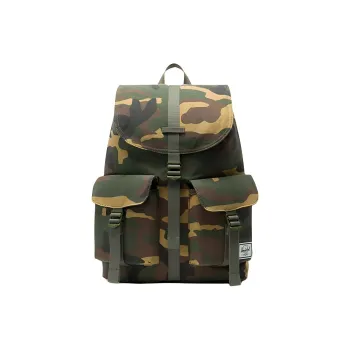 Herschel Polyester Backpack Regular Unisex Dawson Forest Green Camouflage