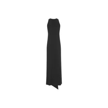 SAINT LAURENT SS24 Sleeveless Dress Women's Black