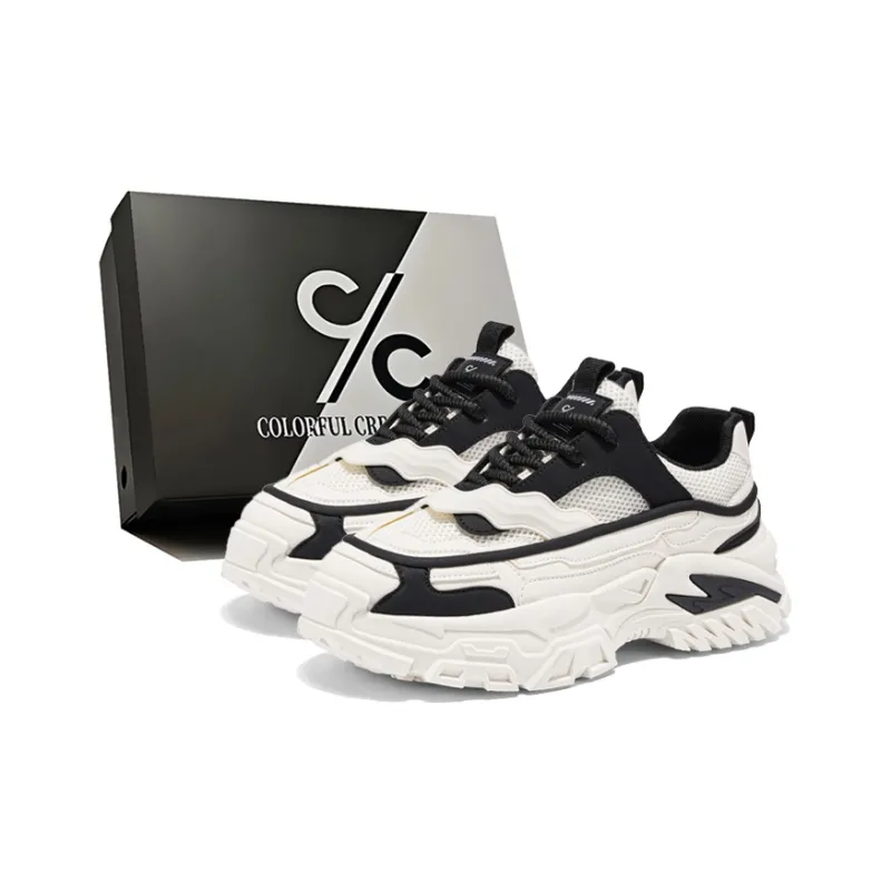 Colorful Creations Height Increasing Abrasion Resistant Lightweight Slip Resistant Low Top Chunky Sneakers Men's-12