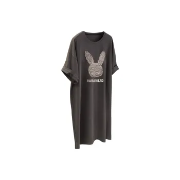 Cypress House Short Sleeved Dresses Women's Dark Gray
