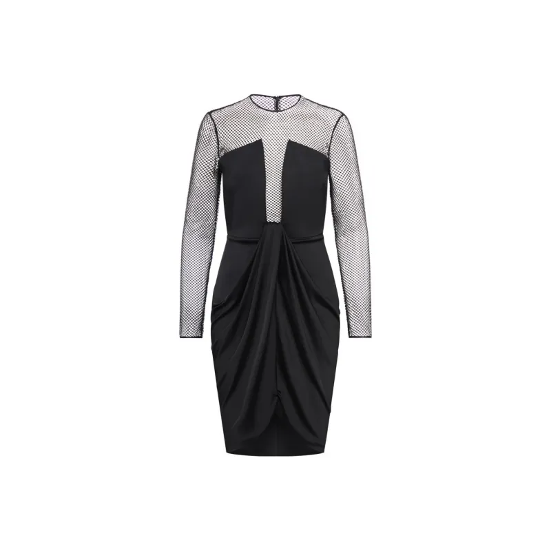GIORGIO ARMANI Long-Sleeved Dresses Women's Black-0